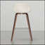 Ensemble de tabourets polyvalents en bois cintré pour divers espaces, rehaussant le confort et le style (ensemble de 2)-1098157358