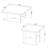 3-Piece Square Coffee And End Table Set