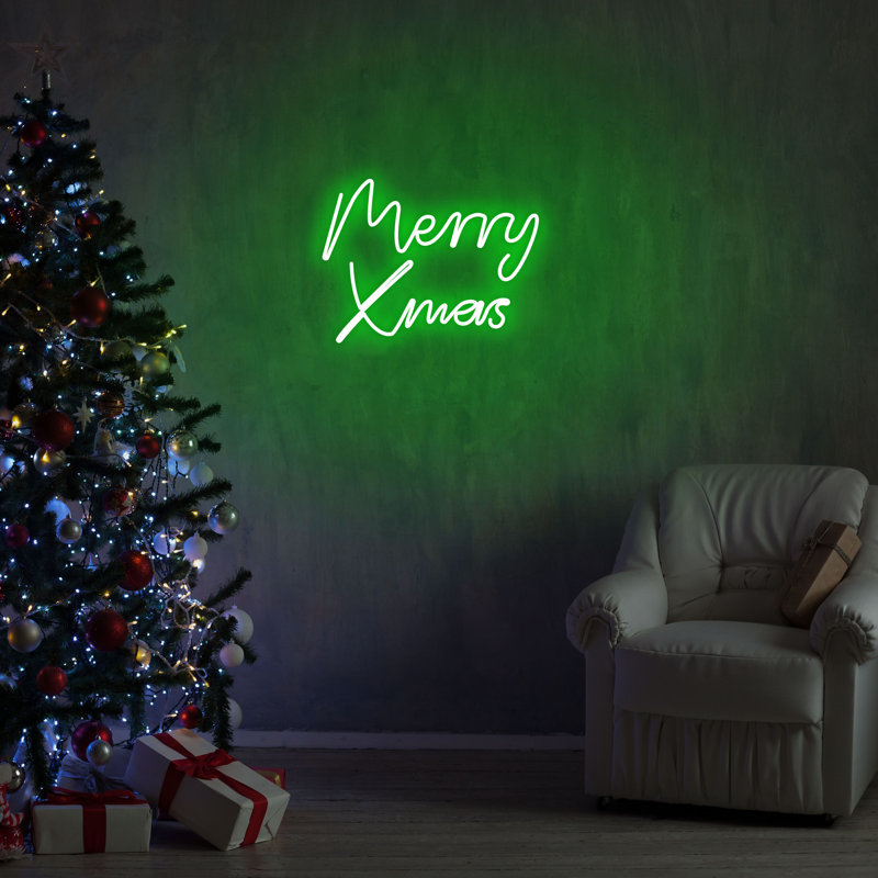 LED Lighted Sign, Green
