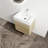 Wall-Mounted Bathroom Vanity With Resin Sink