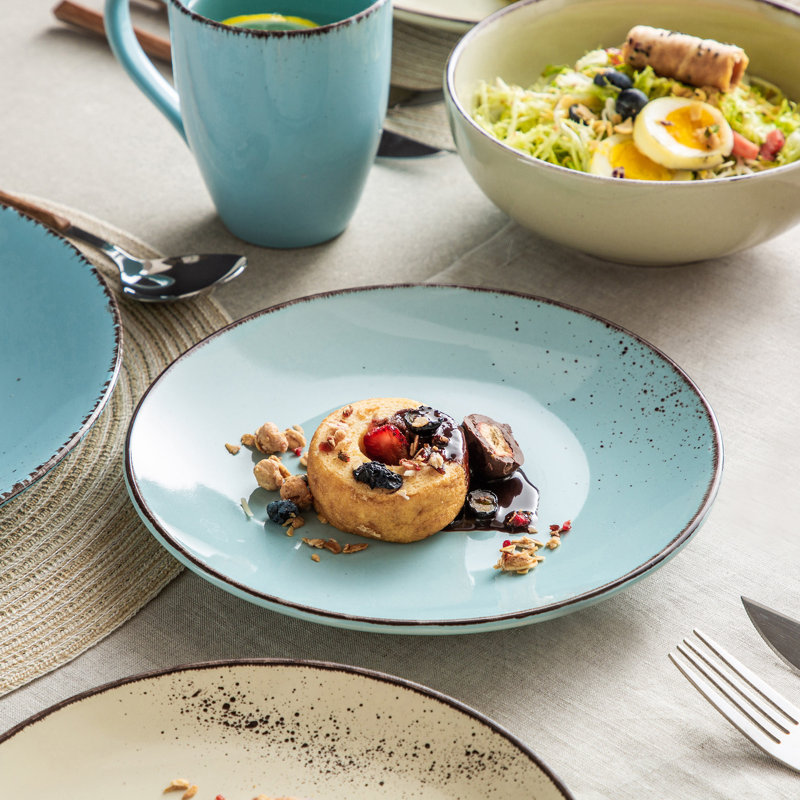 Neal 16 Piece Stoneware Dinnerware Set - Service for 4, Nature
