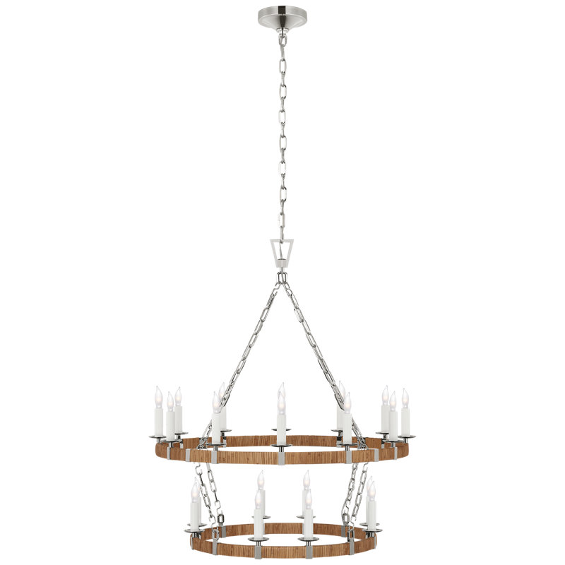 Darlana 20 - Light Chandelier, 36.75" H x 31.75" W x 31.75" D