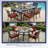 Outdoor Chair Cushion Set of 4, Rainproof & Fade Resistant Square Corner Patio Furniture Cushions-1799736383-1799736320