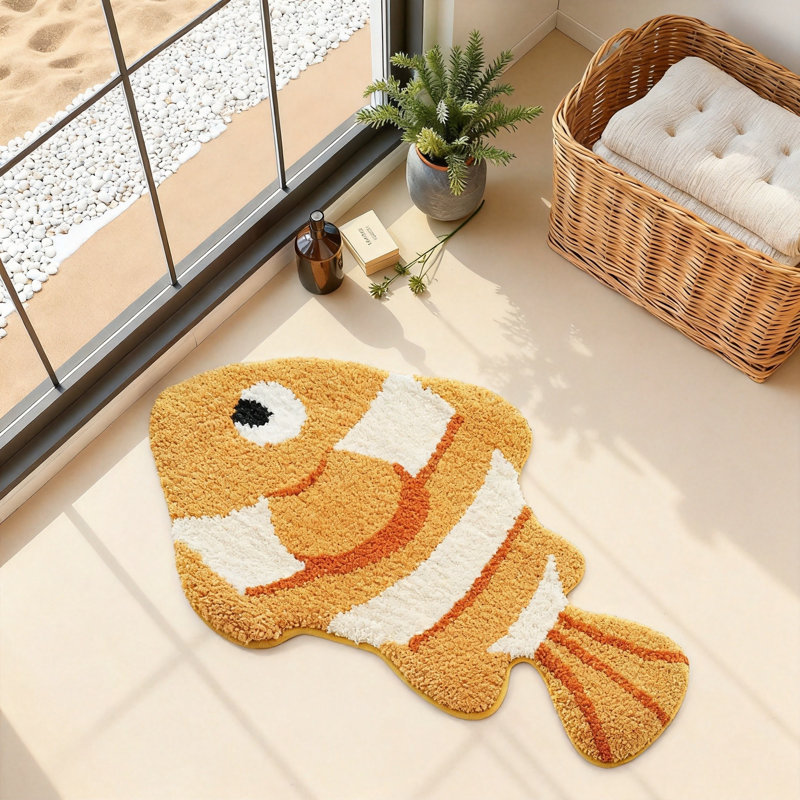 Tapis de salle de bain Cute Animal, tapis de bain antidérapant