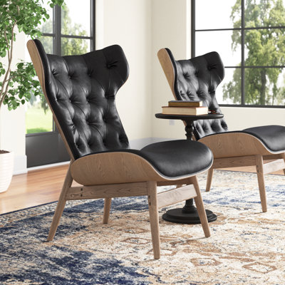 Brijin Faux Leather Wingback Chair