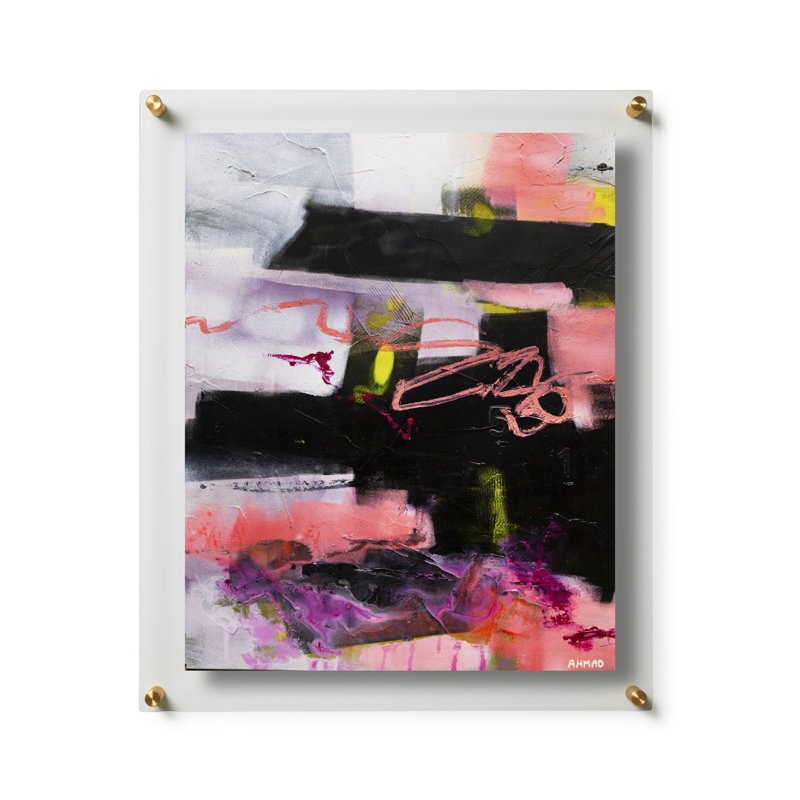 Impression sur cadre flottant sur papier beaux-arts, H 19 po x l 23 po, Impression encadrée sans passe-partout