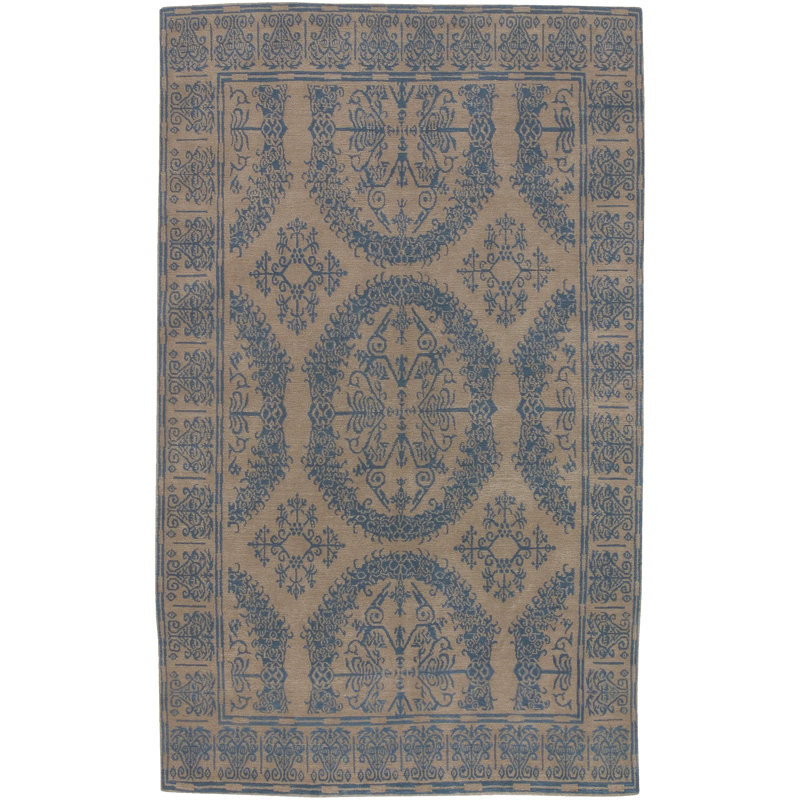 Caldean Wool Oriental Indoor Rug, Rectangle 2' x 3'