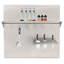 Plaque de protection murale en acier inoxydable pour hotte