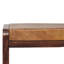 Banc de rangement rembourré en cuir Mellan