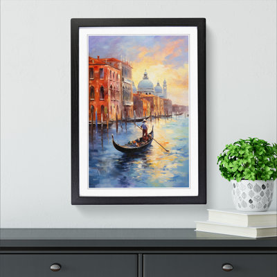 Venice Impressionism Art - Framed Print