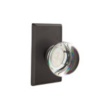 Privacy Providence Crystal Knob with # 3 Rose