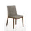 Chaise d'appoint rembourrée en cuir Fairhaven