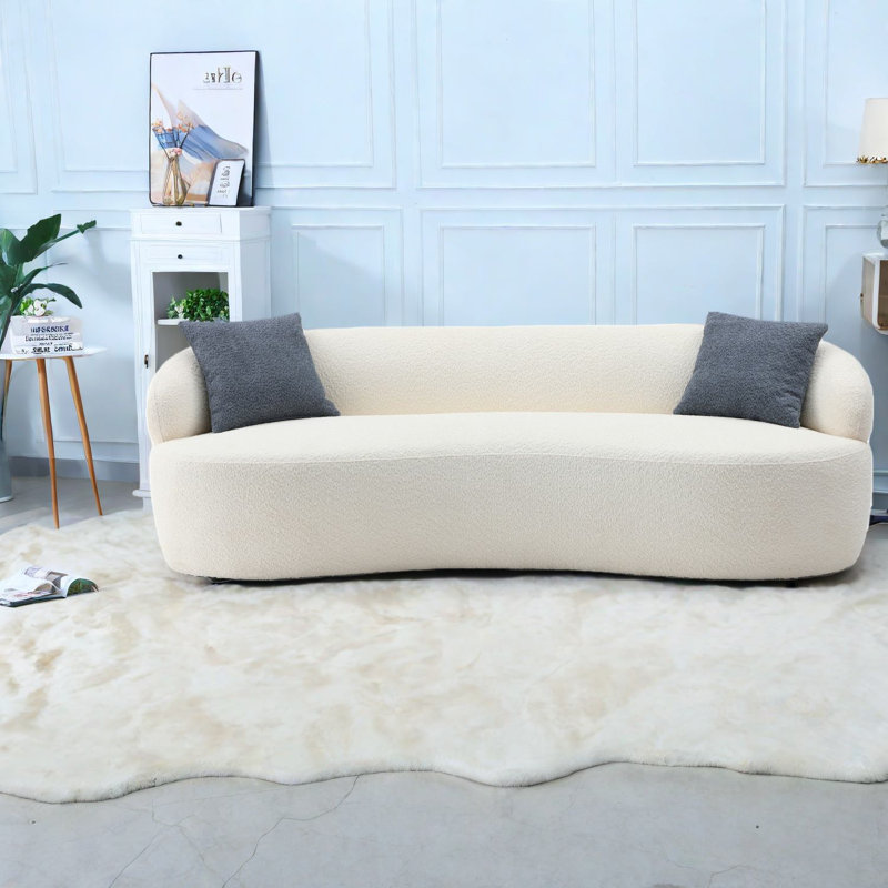 Confortables canapés beige Boucle pour les salons modernes