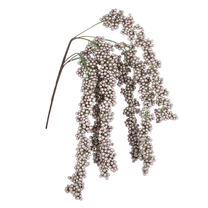 Branche de feuillage artificiel 34 po, Or