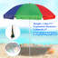 Aukievah 180cm Beach Parasol