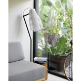 Schema 70.9'' Black Task Floor Lamp