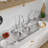 Stainless Steel 33" L x 22" W Drop In/Top Mount Kitchen Sink Double Bowl Stainless Steel Sink