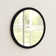 Tabatha Wood Flat Wall Mirror