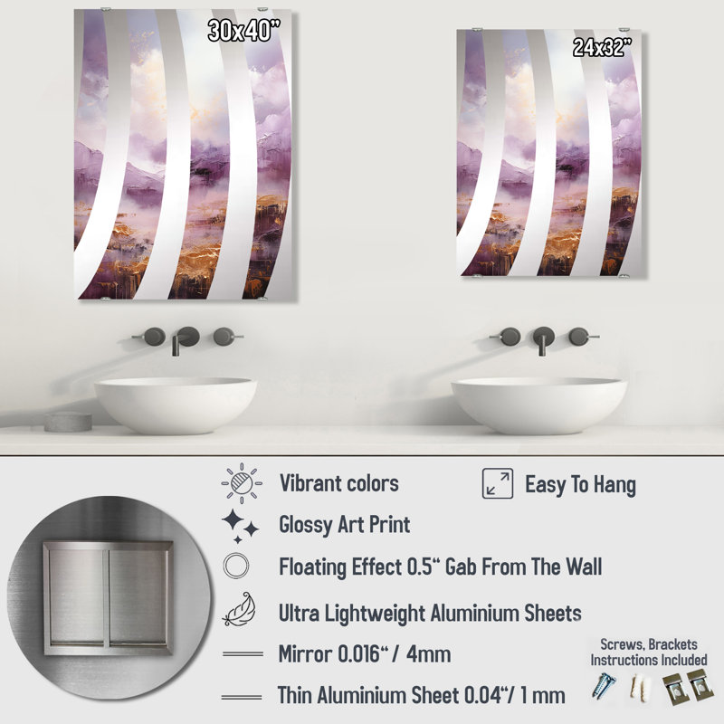 Basant Rectangle Mirror, 32" x 24"
