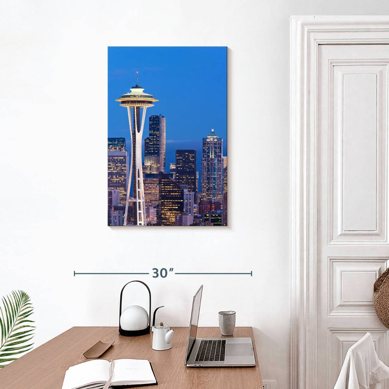 Seattle Observatory Tower, 30" H x 20" W