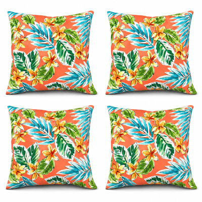 Indoor/Outdoor Square Throw Pillow, 18"W x 18"L