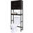 Over The Toilet Freestanding Space Saver Toilet Rack with Adjustable Inside Shelf and Open Shelf-771831414