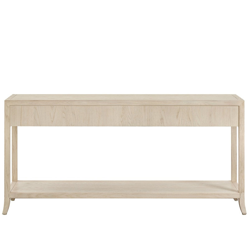 Console moderne en chêne blanc Velora