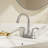 NO 2-handle Bathroom Faucet with Drain Assembly-97618761