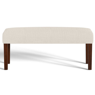 44"Wide Upholstered Accent Bench with Solid Legs,Entryway Stool by Ebern Designs