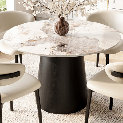 Stable Solid Wood Breakfast Dining Table