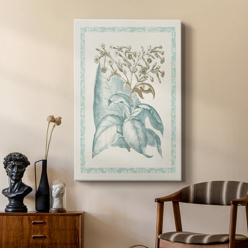 Bleu saule Besler I - galerie sur mesure Cavas, H 48 po x l 32 po