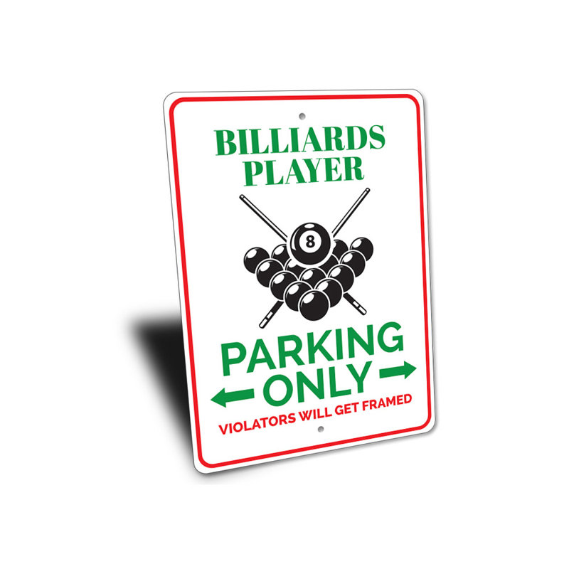 Panneau de billard en aluminium, H 14 po x l 10 po x P 0,04 po