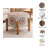 Decorative Upholstered Accent Stool | Mandala Embroidered Ottoman | 16x14"