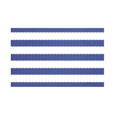 Jeté en molleton Stitch in Time Stripes