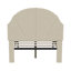UK & EU Single Velvet Kids Bed Frame with Adjustable Headboard, Soft Upholstered Children's Bed, Pink & Beige, 90x190/200cm-839344553-839344554