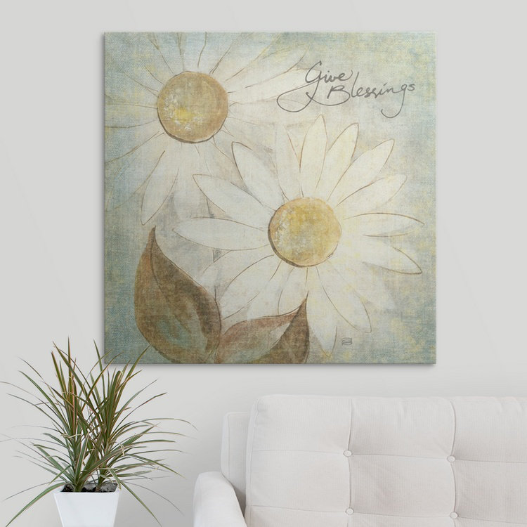 « marguerite do iv », impression, H 30 po x l 30 po x P 1,5 po, Toile