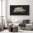 Clouds " Moody Black Modern Minimalist Neutral Artwork " - Extra Large Framed Wall Art Canvas Print-101069299-98126579