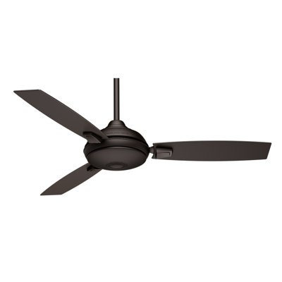 54" Verse 3 - Blade Outdoor Standard Ceiling Fan with Pull Chain and Light Kit Included