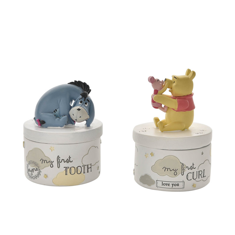 2 Piece Winnie & Piglet Hat Box Set