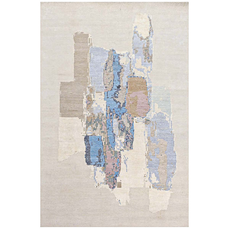 Abstract Area Rug, Rectangle 6' x 9'