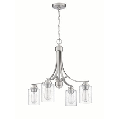 4 - Light Dimmable Empire Chandelier