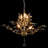 Classic 7 - Light Dimmable Sputnik Chandelier With Crystal Accents