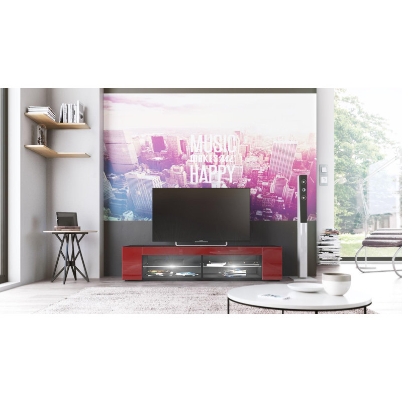 Killion TV Stand for TVs up to 60", Burgundy