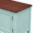 Cambridge Series  Ample Storage Vintage Console Table With Four Small Drawers And Bottom Shelf For Living Rooms, Entrances And Kitchens-354829560