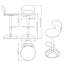 Tabouret Huckeba