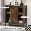 Buffet polyvalent de style campagnard avec rangement personnalisable et attrait élégant-1044139099
