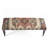 Kyle Handmade Natural Multicolor Southwestern Geometric Upholstered Bench