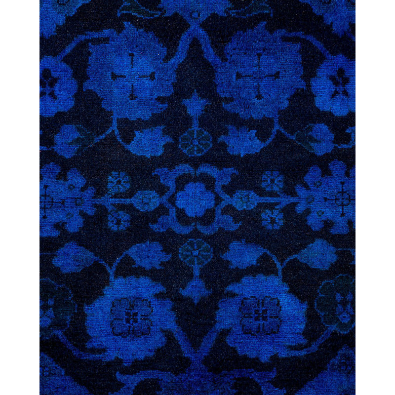 Tapis bleu 2 pi 7 po x 12 pi 2 po Onely of a Kind Kind de Yesly