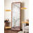 3-In-1 Versatile Scalloped Full-Length Mirror - Wall-Mounted, Leaning & Freestanding-117954018