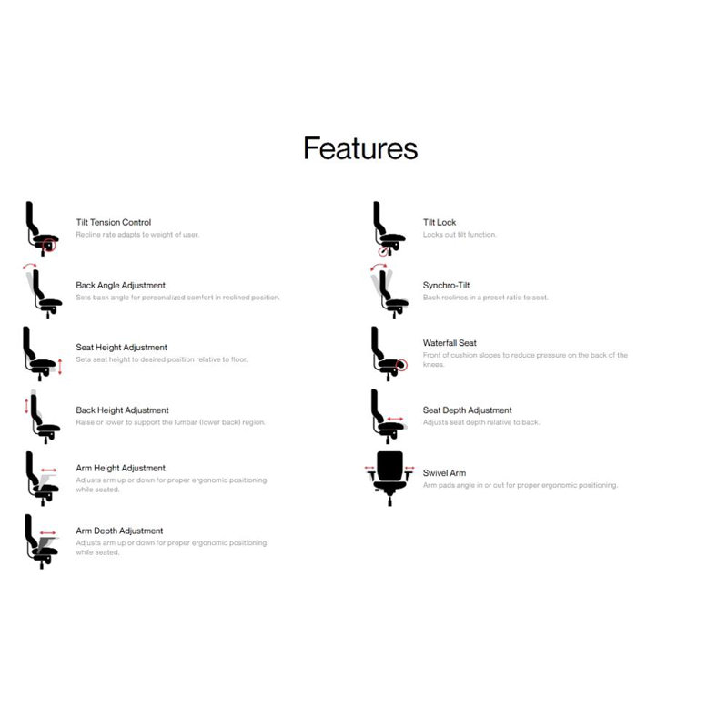 Eurotech Seating Ergohuman Executive Chair with Headrest